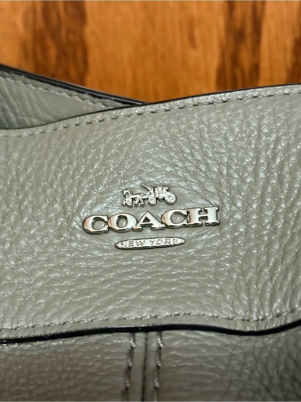 COACH Grey Lexy Shoulder Bag